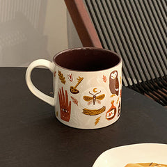 Cute Graffiti Magic Cat Mug