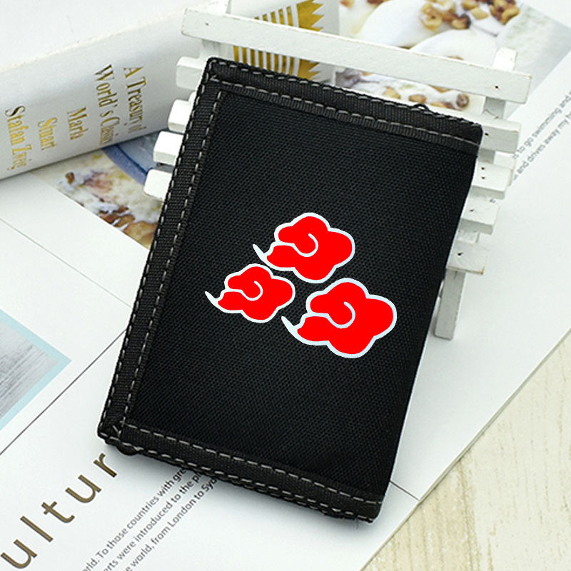 Kakashi Sasuke Anime Logo Wallet