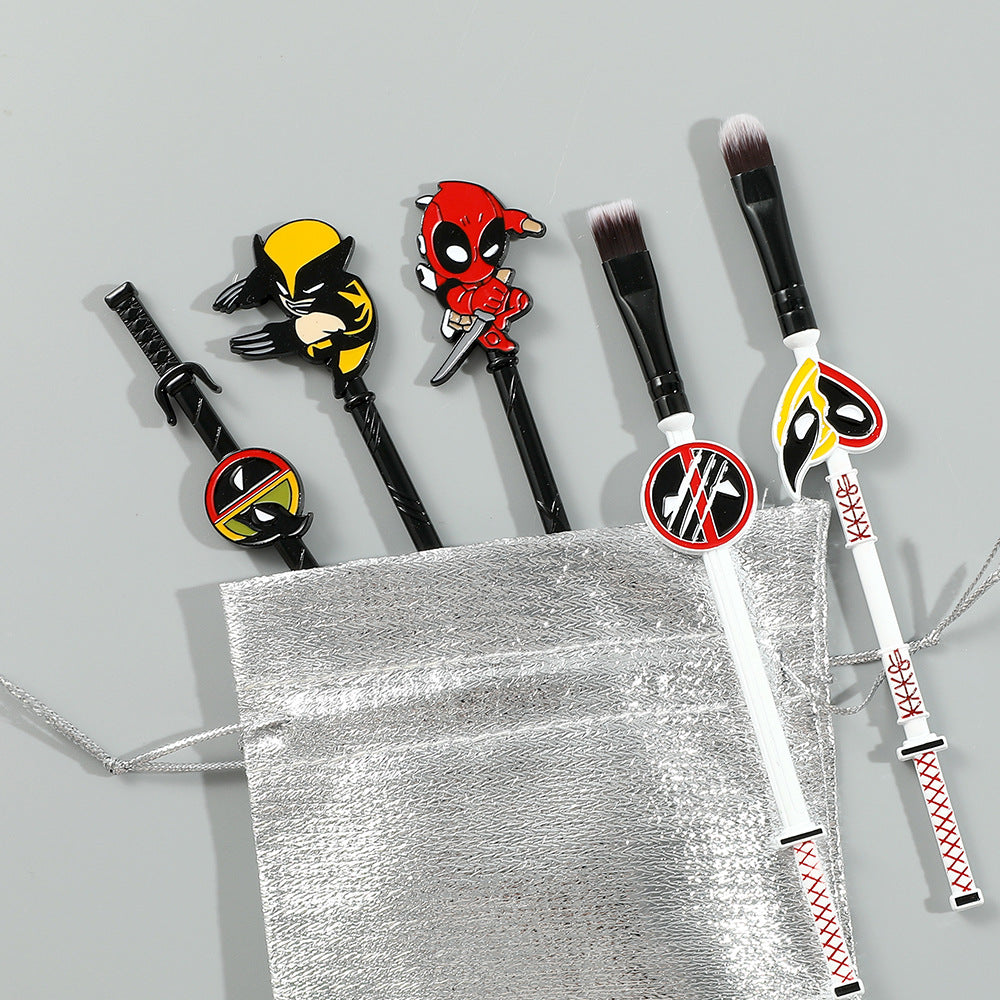 Deadpool & Wolverine Makeup Brush Set