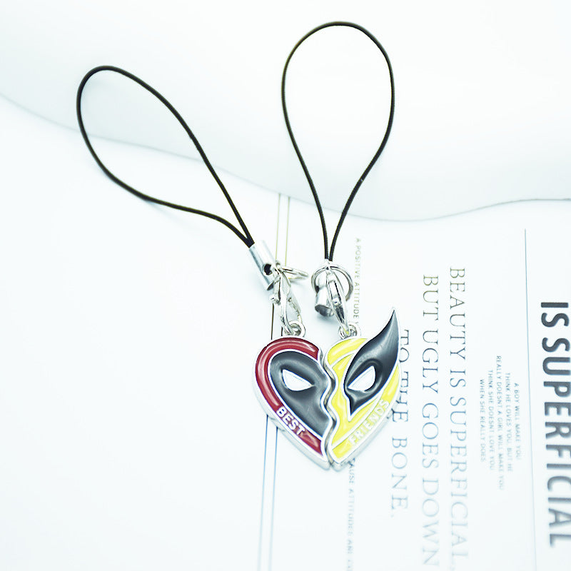 Deadpool and Wolverine Couple Necklace Accessories