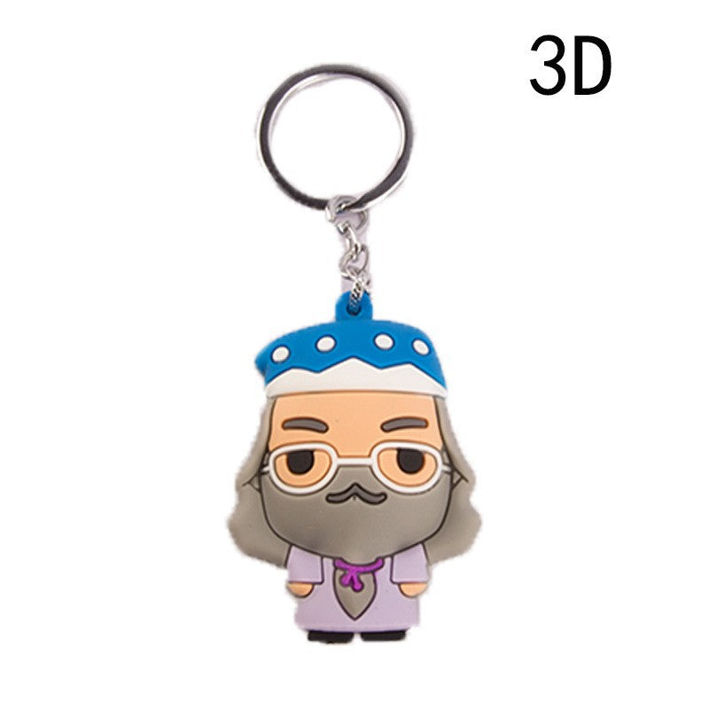 Harry 3D Keychain Pendant