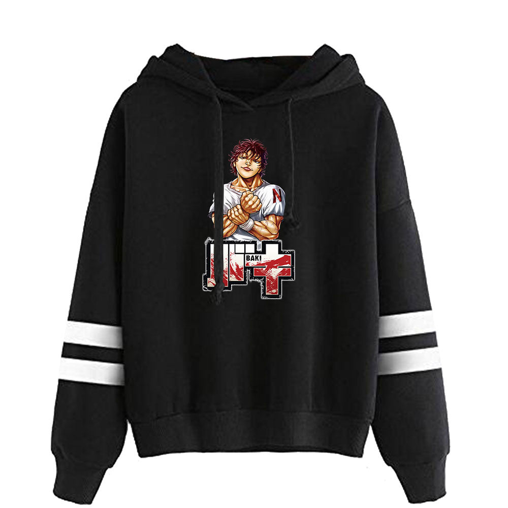 Casual Anime Graphic Print Loose Hoodie