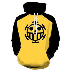 Unisex Luffy Graphic 3D Print Cosplay Zipper Hoodie