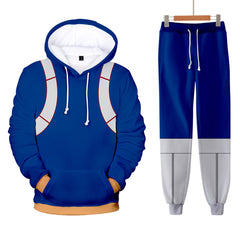 Unisex Anime 3d Print Cosplay Hoodie Pants Two-piece Set