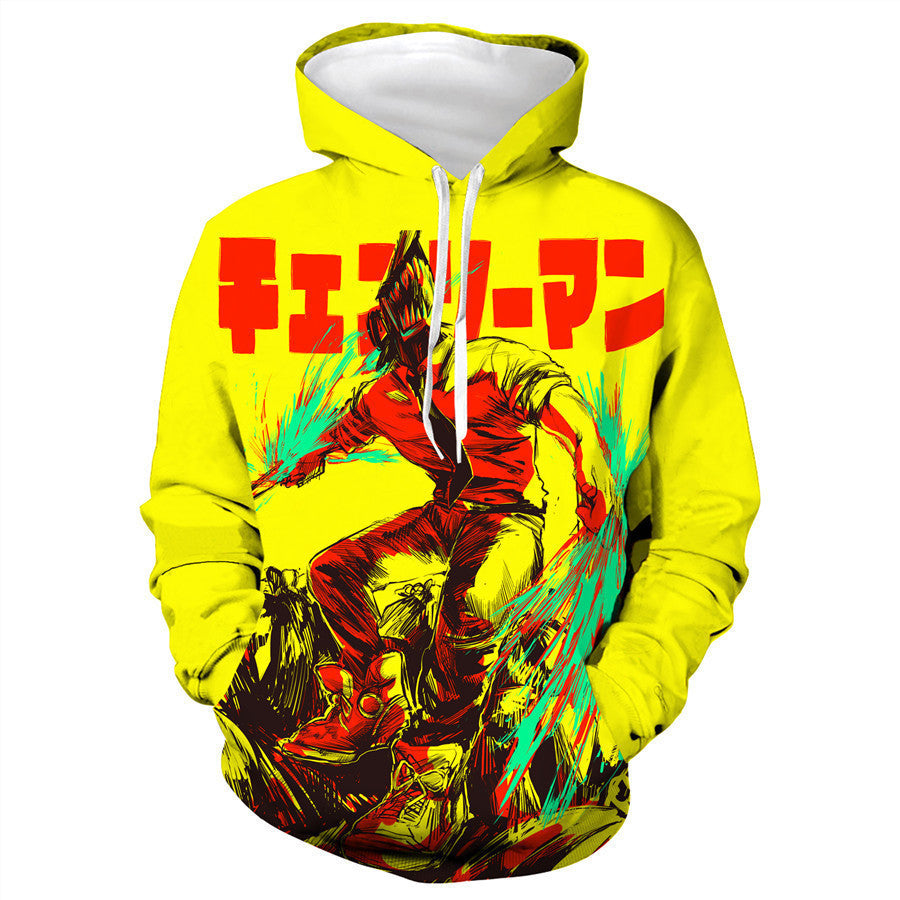 Men's Anime Digital Print Cosplay Hoodie