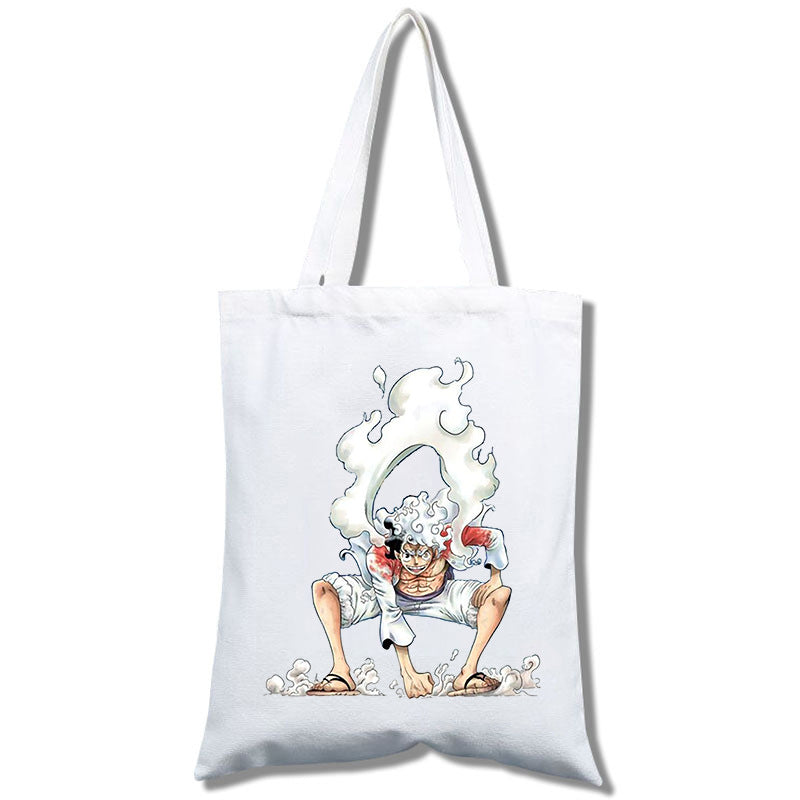 Nika Luffy 5 Gear Printed Canvas Shoulder Bag