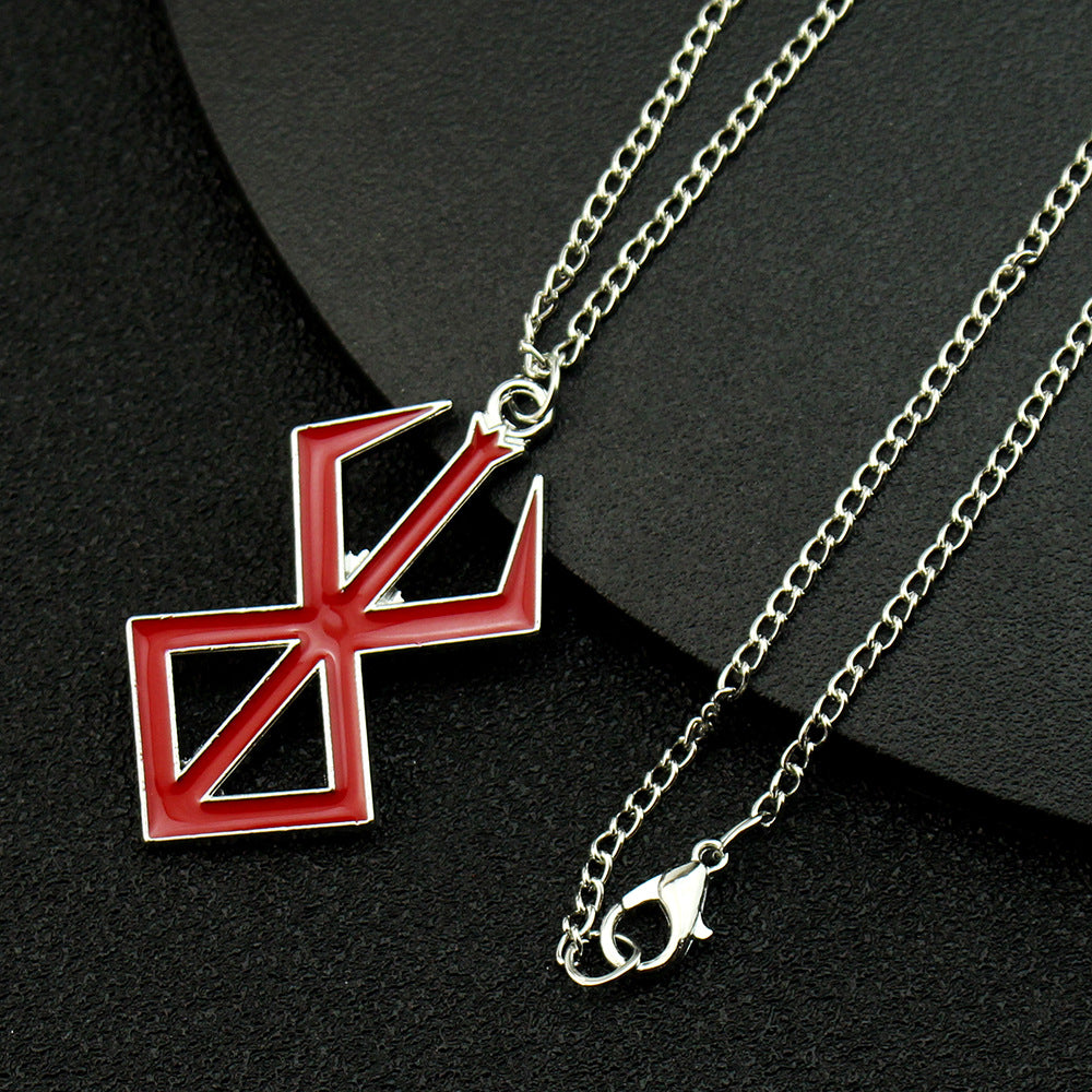 Trendy Anime Logo Pendant Necklace