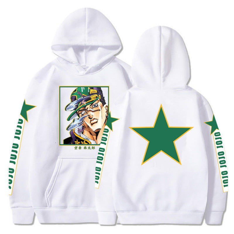 Unisex Casual Jojo Cosplay Relaxed Hoodie