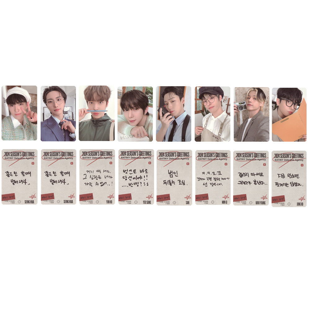 Kpop Season's Greetings POSTCARD