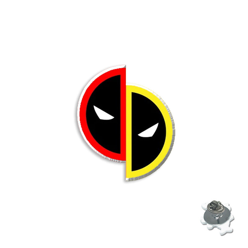 Deadpool and Wolverine Brooch Badge