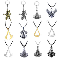 Trendy Game Logo Keychain Necklace