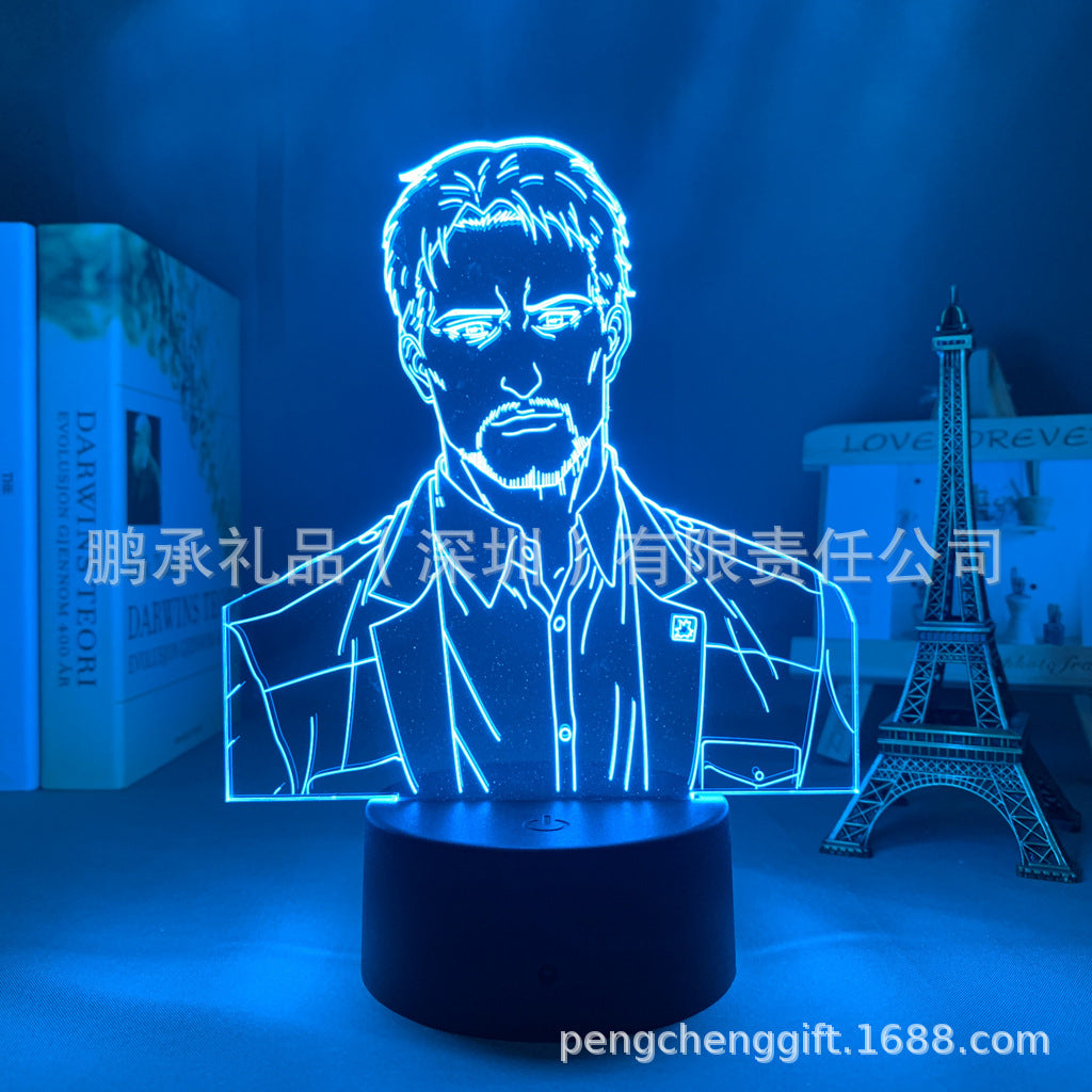 Colorful Anime Acrylic 3d Night Light