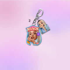 DANIELA MEGAN MANON Pendant Bag Keychain
