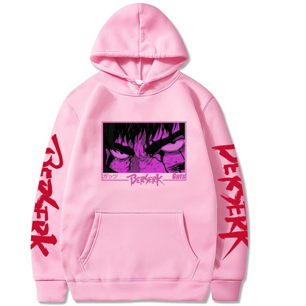 Casual Anime Guts Printed Loose Hoodie