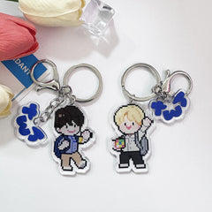 TWS Cartoon Acrylic Keychain
