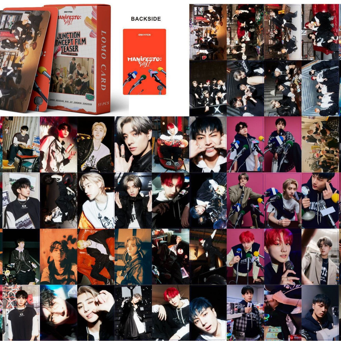 Kpop 55 Pcs LOMO Photocards