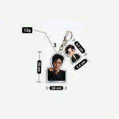 BANGTAN Cartoon Acrylic Keychain