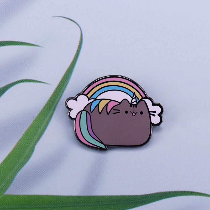 Cartoon Animals Unicorn Brooch Lapel Pin Gift