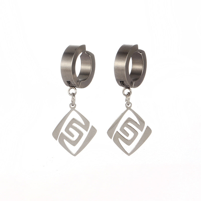 Seven Elements Stainless Steel Earrings