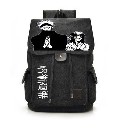 Retro Anime Canvas Schoolbag Backpack