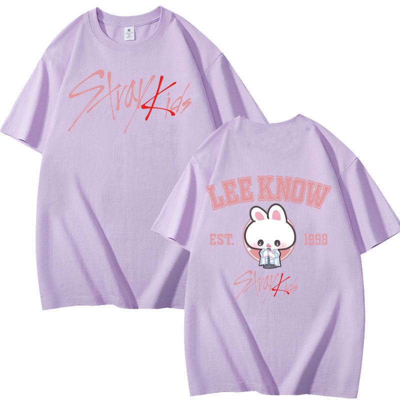 KPOP Print Summer Short-sleeved T-shirt