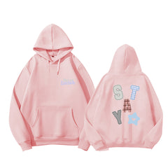 SKZ Stay in Our Little House Print Pullover Hoodie