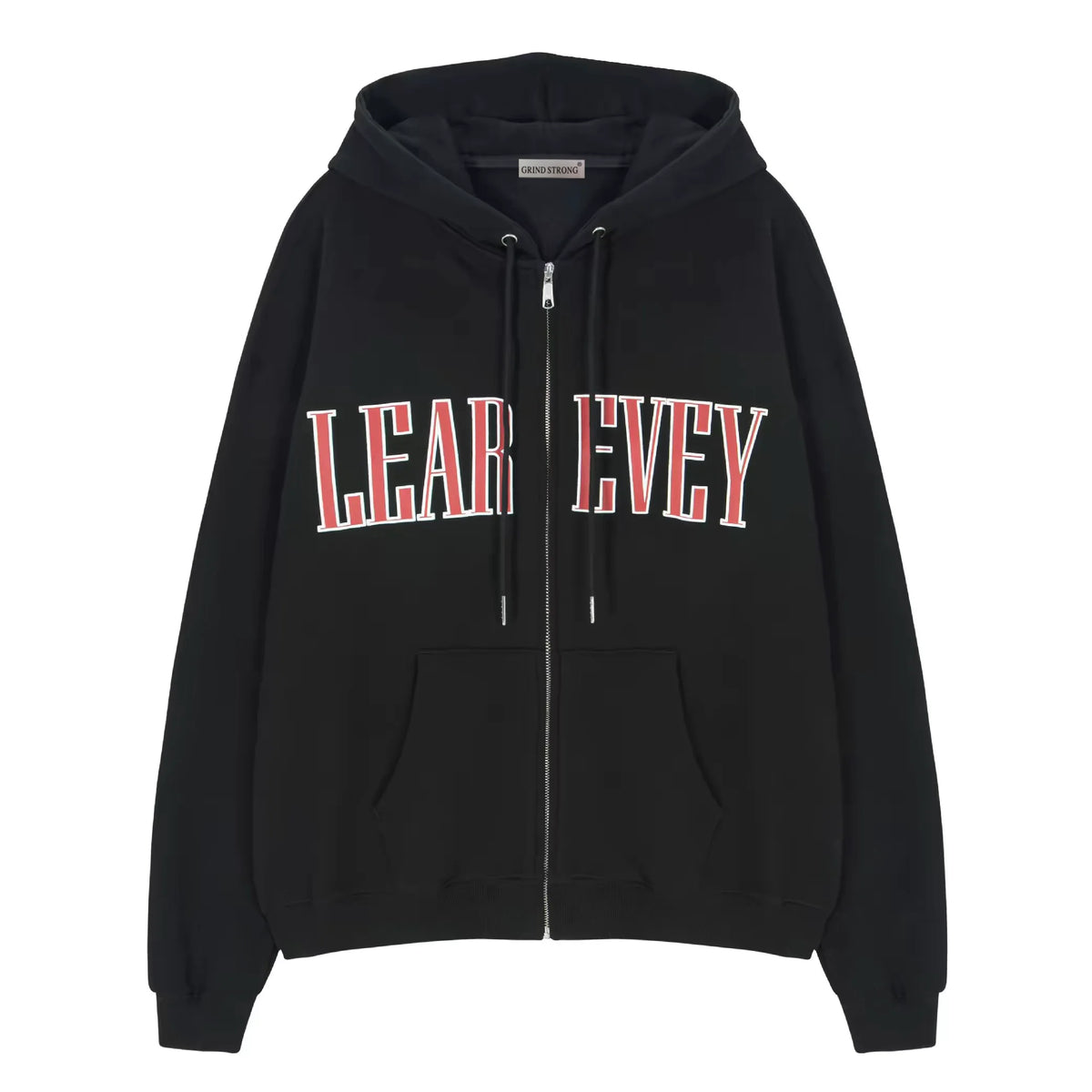 Ian Same Black Zip Up Hooded Jacket