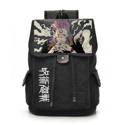 Retro Anime Canvas Schoolbag Backpack