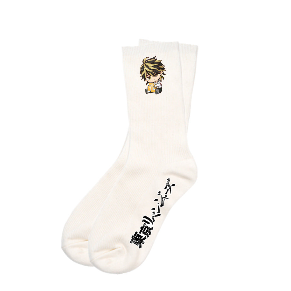 Tokyo Anime Print Sports Socks