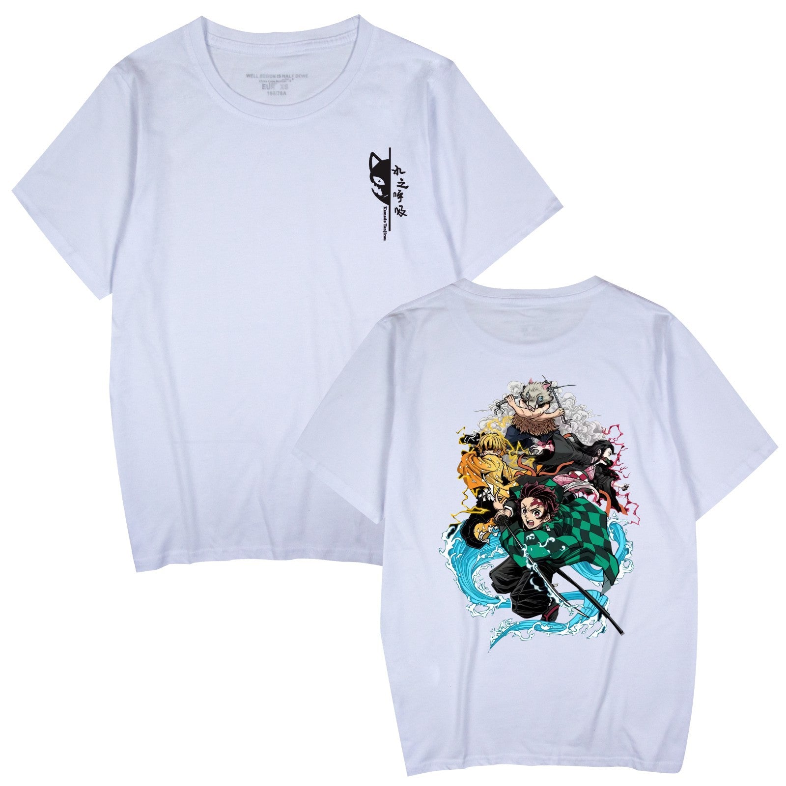 Unisex Trendy Anime Loose Round Neck T-shirt