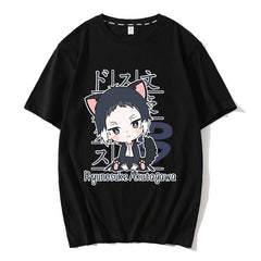 Casual Anime Graphic Short Sleeve T-Shirt
