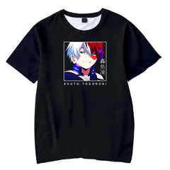 Unisex Anime Graphic Short-sleeved Loose Tee