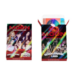 124PCS BM MOON Holographic Photocard Sticker