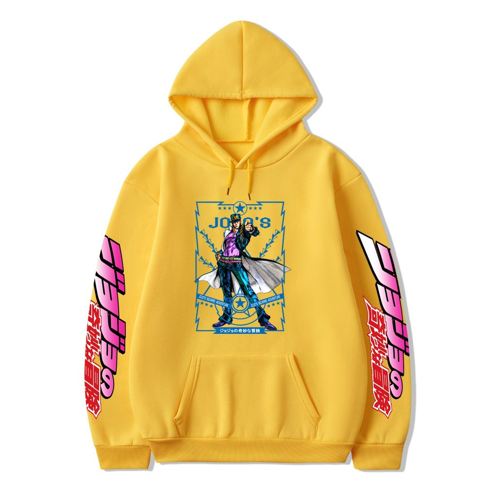 Trendy Jojo Graphic Printed Loose Hoodie