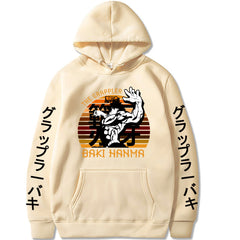 Casual Baki Hanma Loose Pullover Hoodie