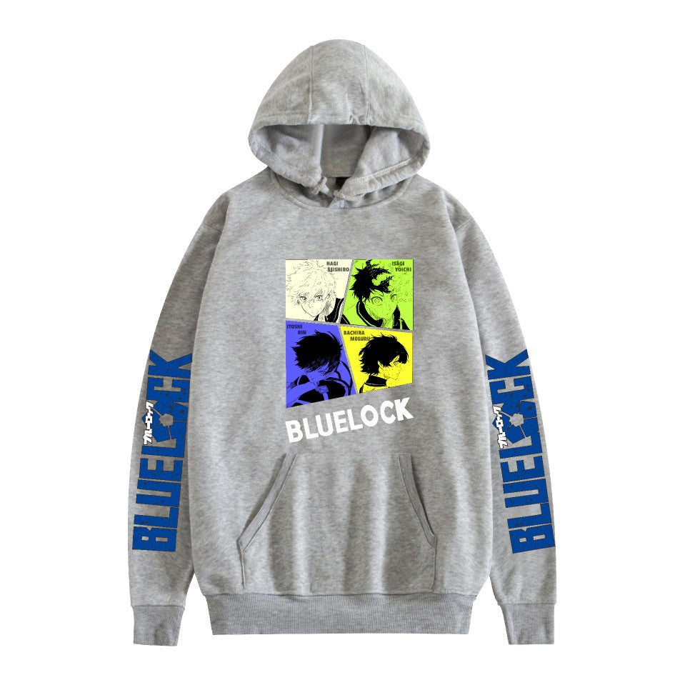 Casual Anime Graphic Printed Pullover Hoodie