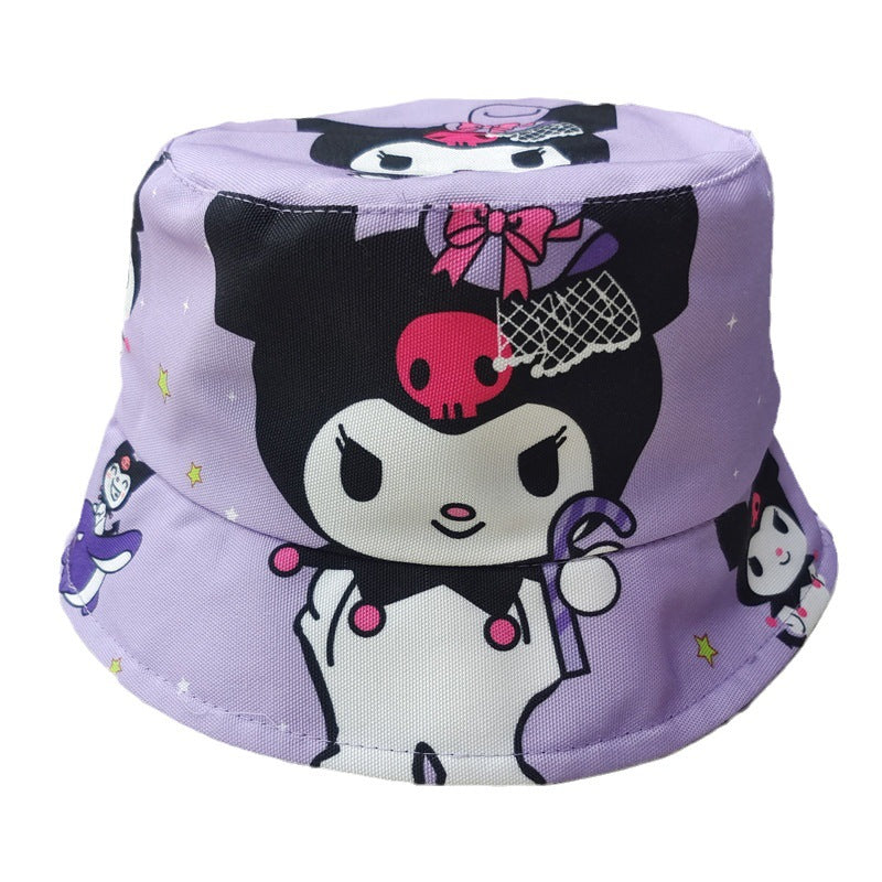 Casual Anime Printed Bucket Hat