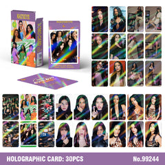 30PCS Internet Girl Laser Photocard Collection