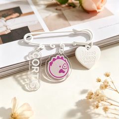 PYPD Tour Cartoon Acrylic Pins