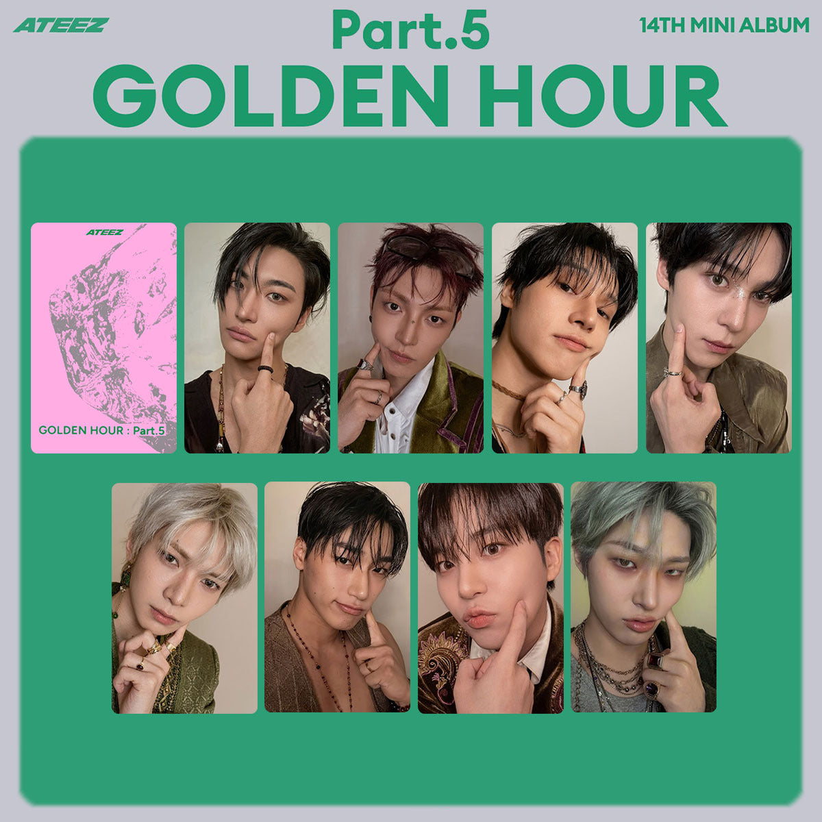 ATE Album GOLDEN HOUR PART 5 Bonus Photocard