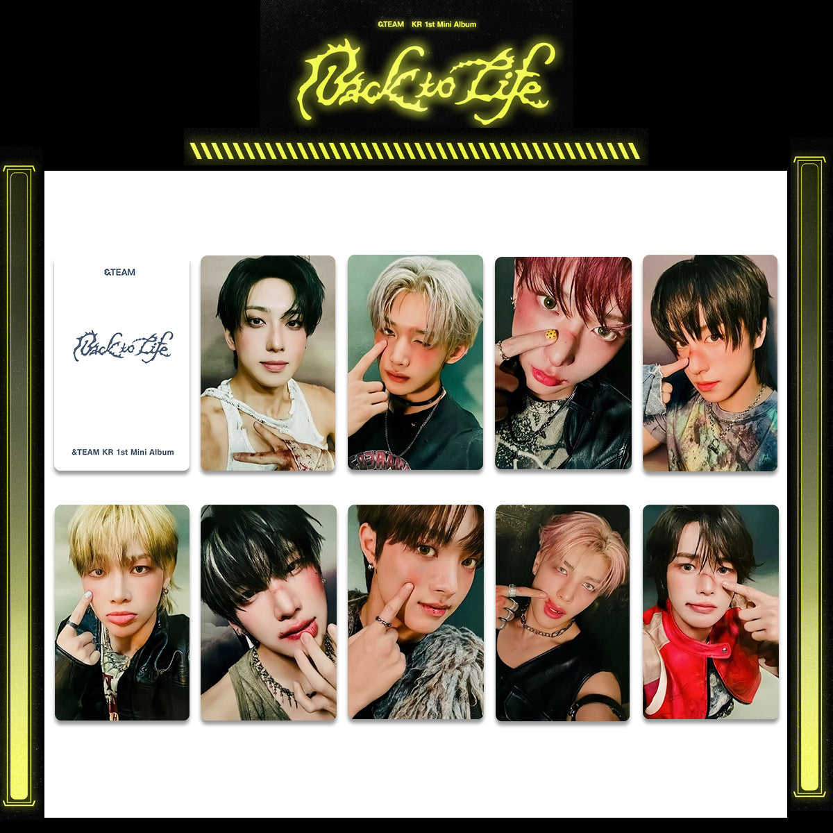&TEAM Back To Life Photocard Special Edition