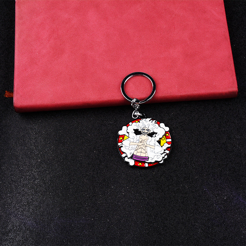 Luffy Rotatable Keychain Pendant