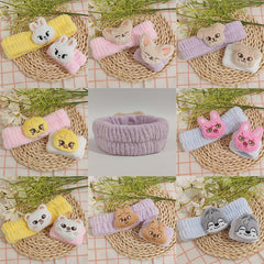 KPOP Cartoon Plush Hair Band Wrist Band