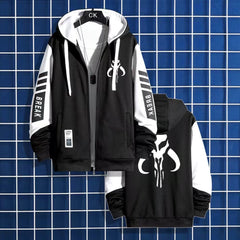 Mandalorian Zip Up Hooded Loose Jacket