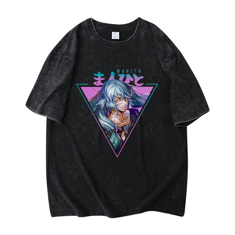 Retro Unisex Anime Short Sleeve Loose T-Shirt