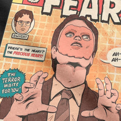Dwight The Face of Fear Cotton T-Shirt