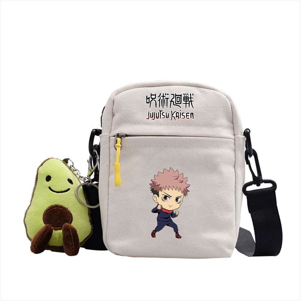 Casual Cartoon Anime Canvas Shoulder Bag