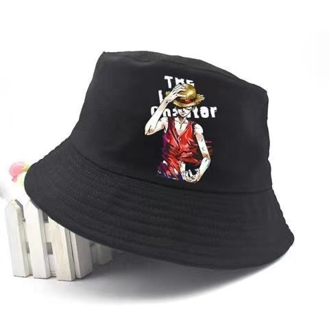 Trendy Luffy Print Leisure Buckle Hat