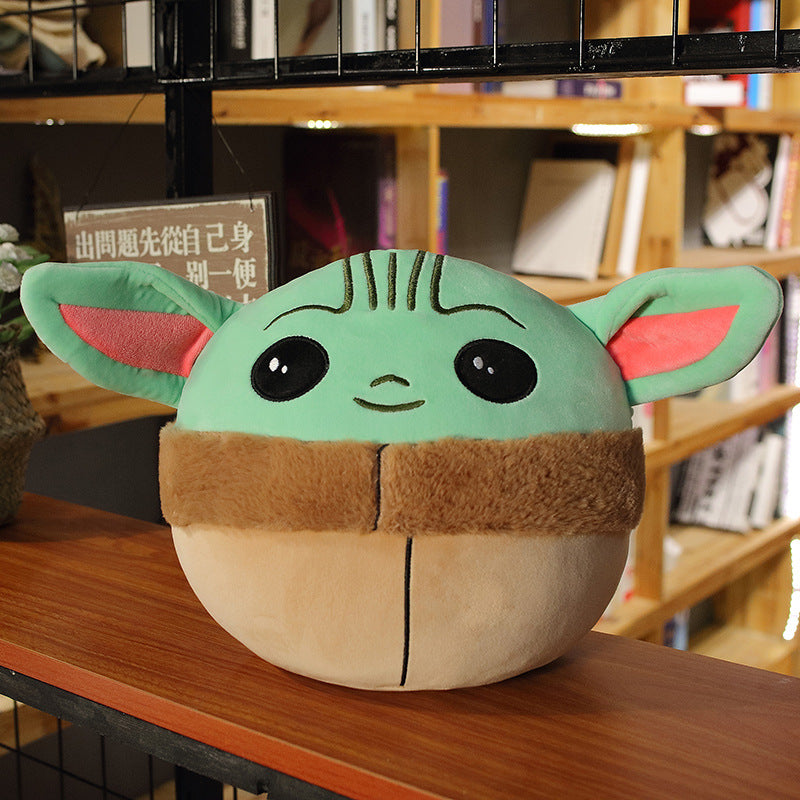 Cute Baby Yoda Plush Toy Pillow