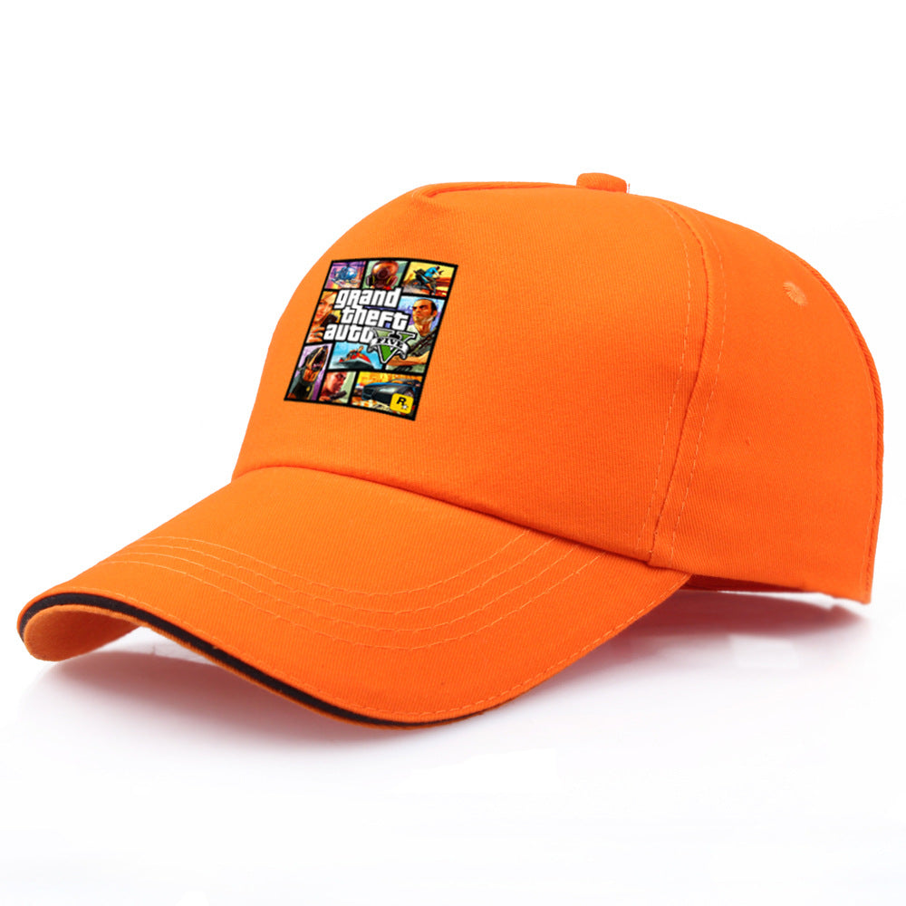 Casual Game Logo Printed Baseball Cap